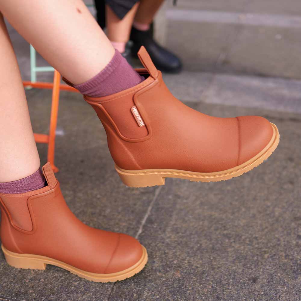person wearing Bobbi Boot - Rust