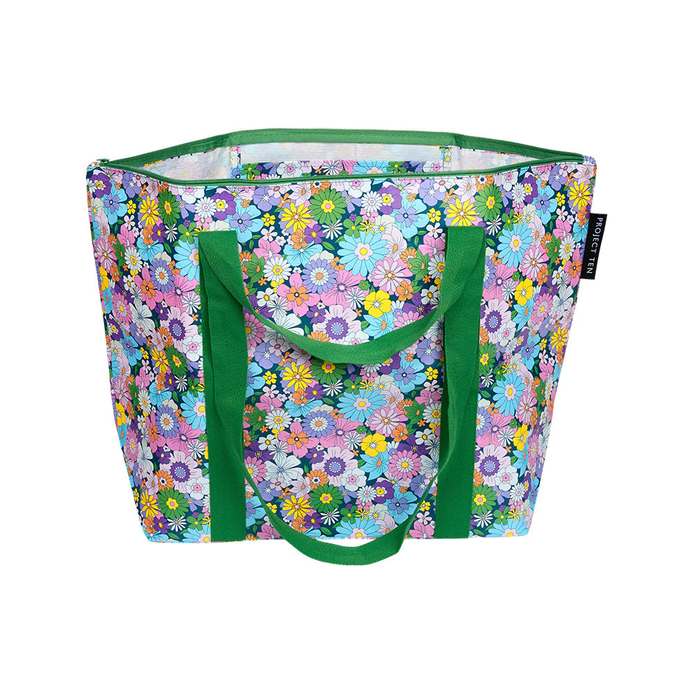 Medium Zip Tote - Bloom