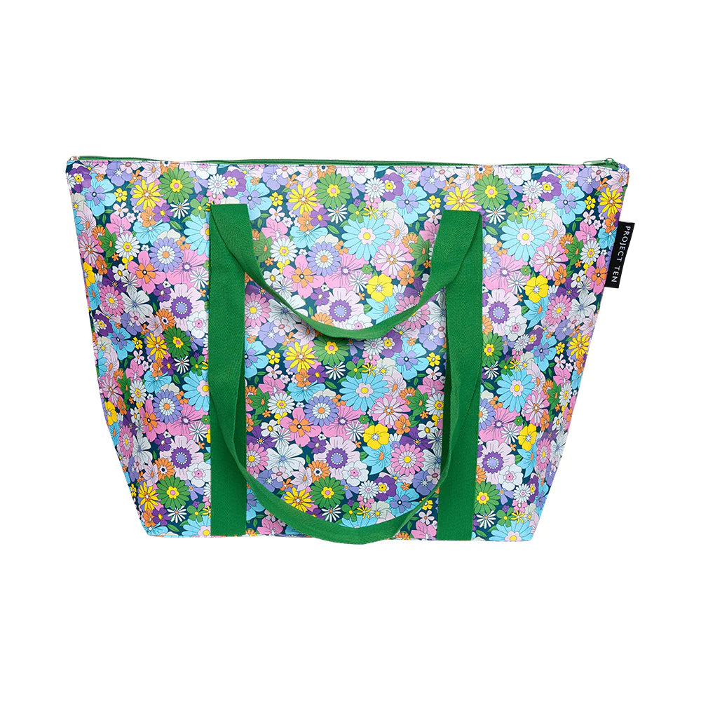 Medium Zip Tote - Bloom