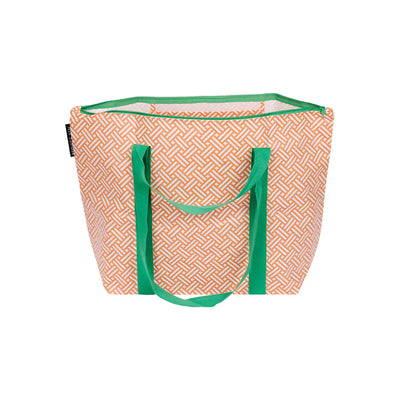 Zip Medium Tote - Rattan