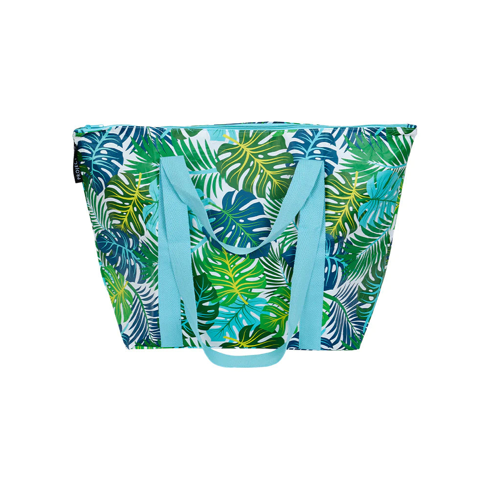 Zip Medium Tote - Palms