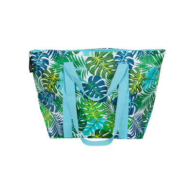 Zip Medium Tote - Palms