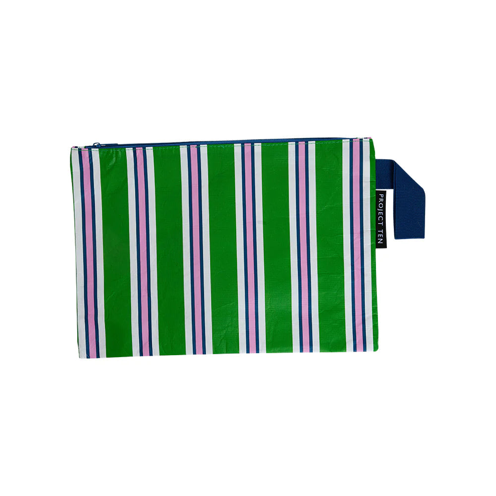 Zip Pouch - Cabana Stripe