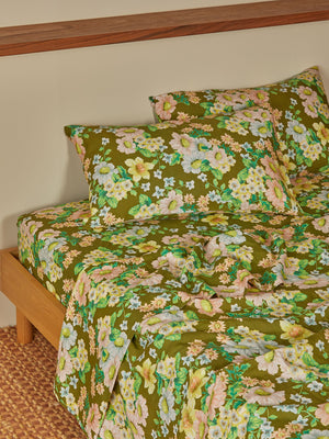 bonnie-neil-buttercup-olive-standard-pillowcases-set-of-2