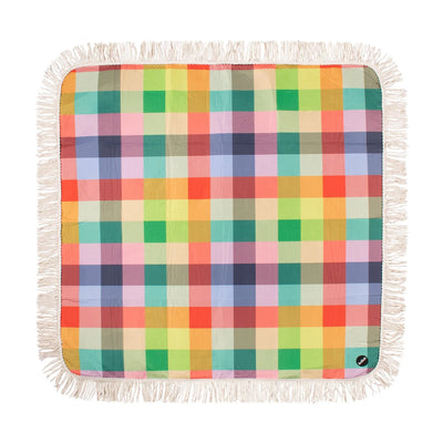 Holiday Fringe Medium Picnic Mat - Aida