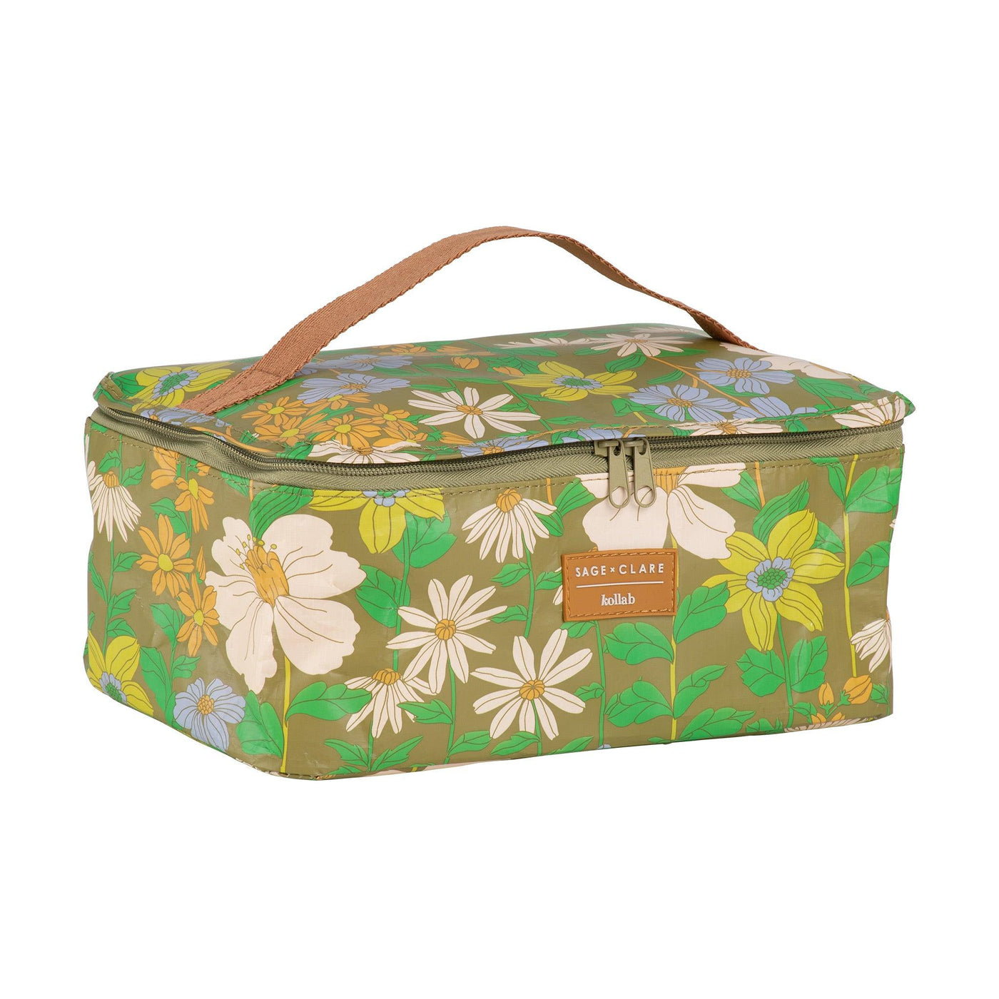 Toiletry Stash Bag Sage x Clare - Floria
