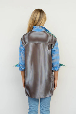 The Boyfriend Shirt - Chocolate Combo
