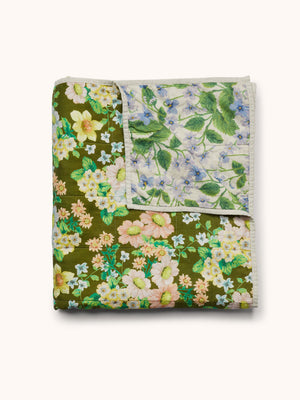 bonnie-neil-buttercup-olive-lilas-blue-quilted-throw