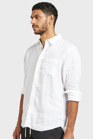 Hampton Long Sleeve Shirt - White