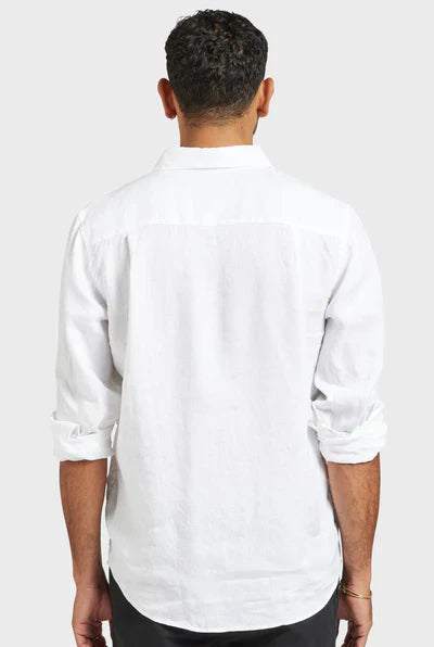 Hampton Long Sleeve Shirt - White