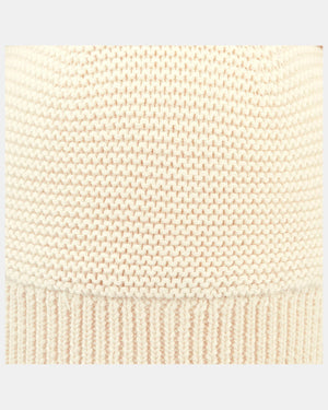 Beanie Snowy - Feather fabric details
