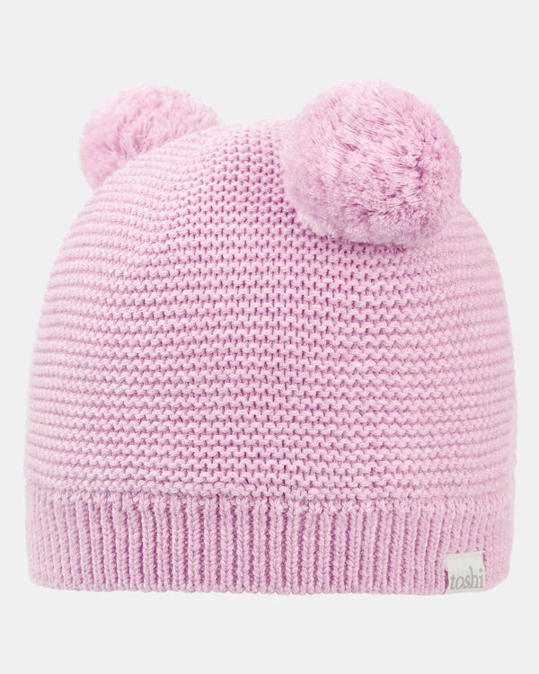 Beanie Snowy - Lavender side