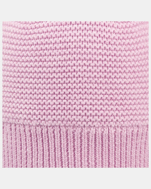 Beanie Snowy - Lavender fabric details