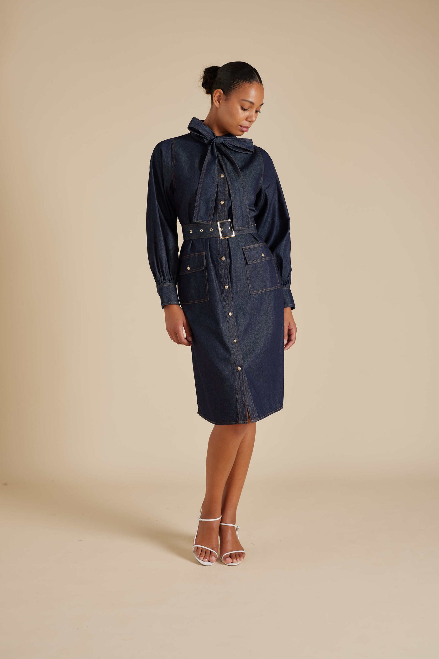 Carrie Dress - Indigo