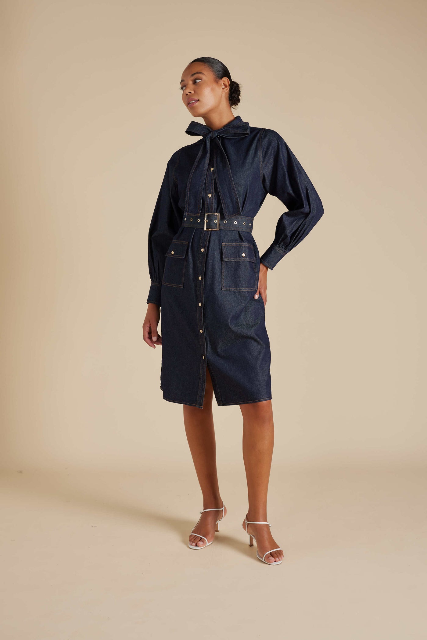 Carrie Dress - Indigo
