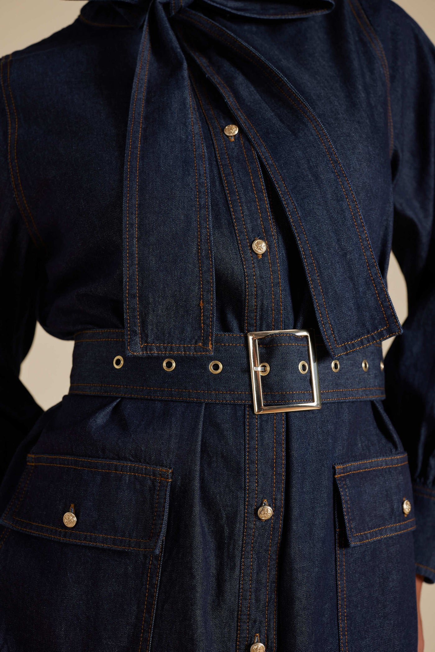 Carrie Dress - Indigo