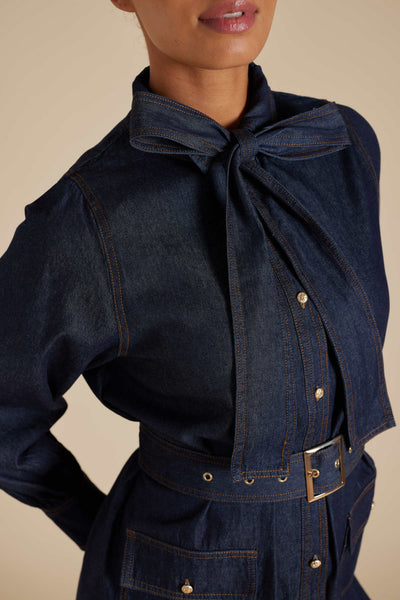 Carrie Dress - Indigo