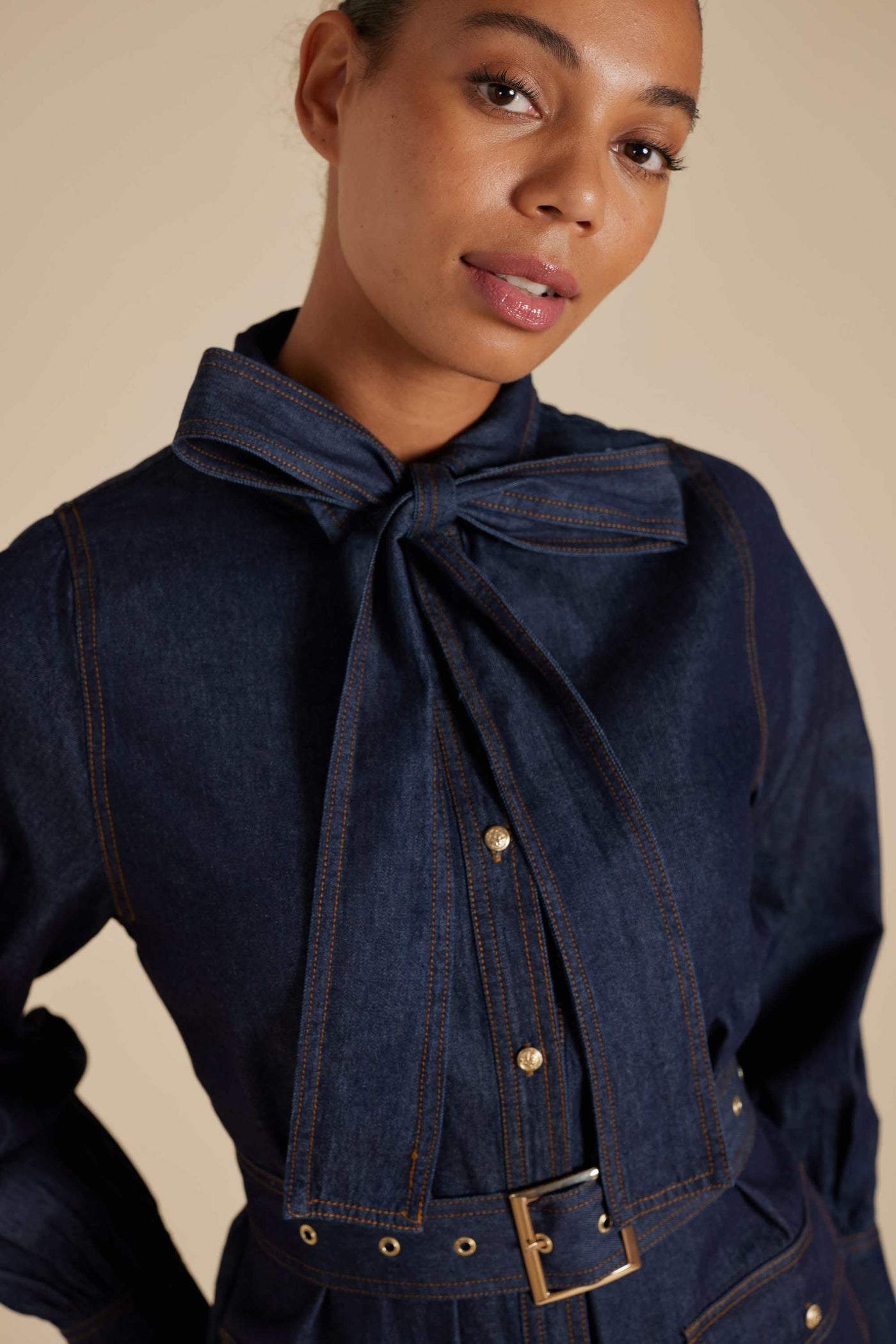 Carrie Dress - Indigo