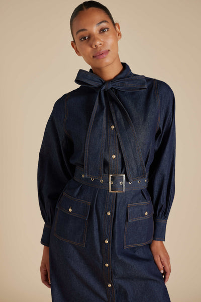 Carrie Dress - Indigo