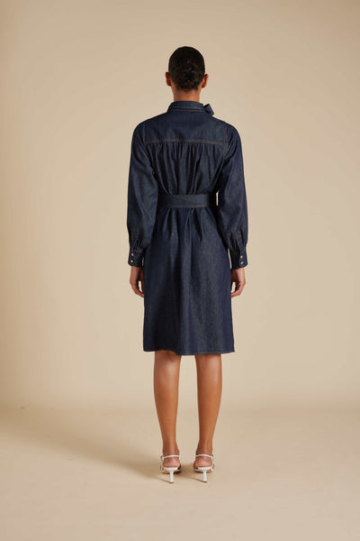 Carrie Dress - Indigo