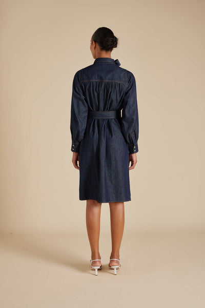 Carrie Dress - Indigo