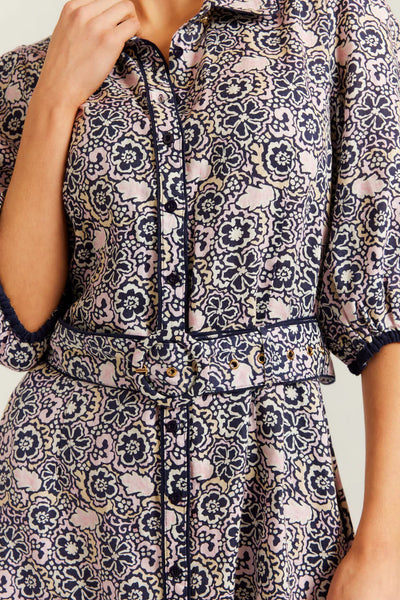 Chloe Dress Raya - Navy