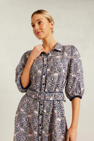 Chloe Dress Raya - Navy