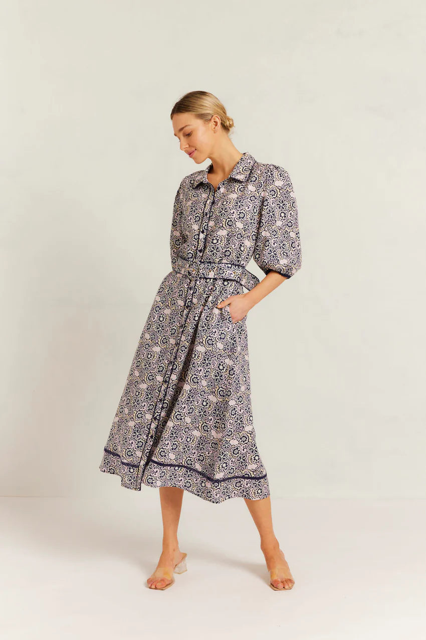 Chloe Dress Raya - Navy