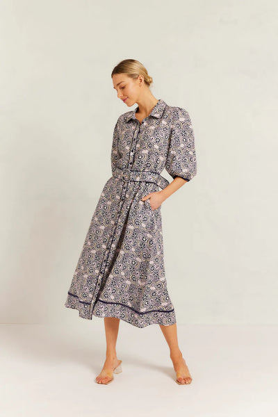Chloe Dress Raya - Navy