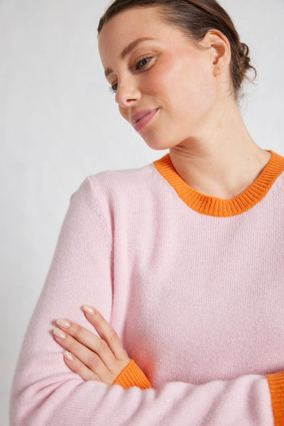 Mandy Splice Sweater - Tuberose