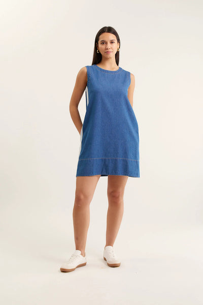 Vespa Dress in Denim