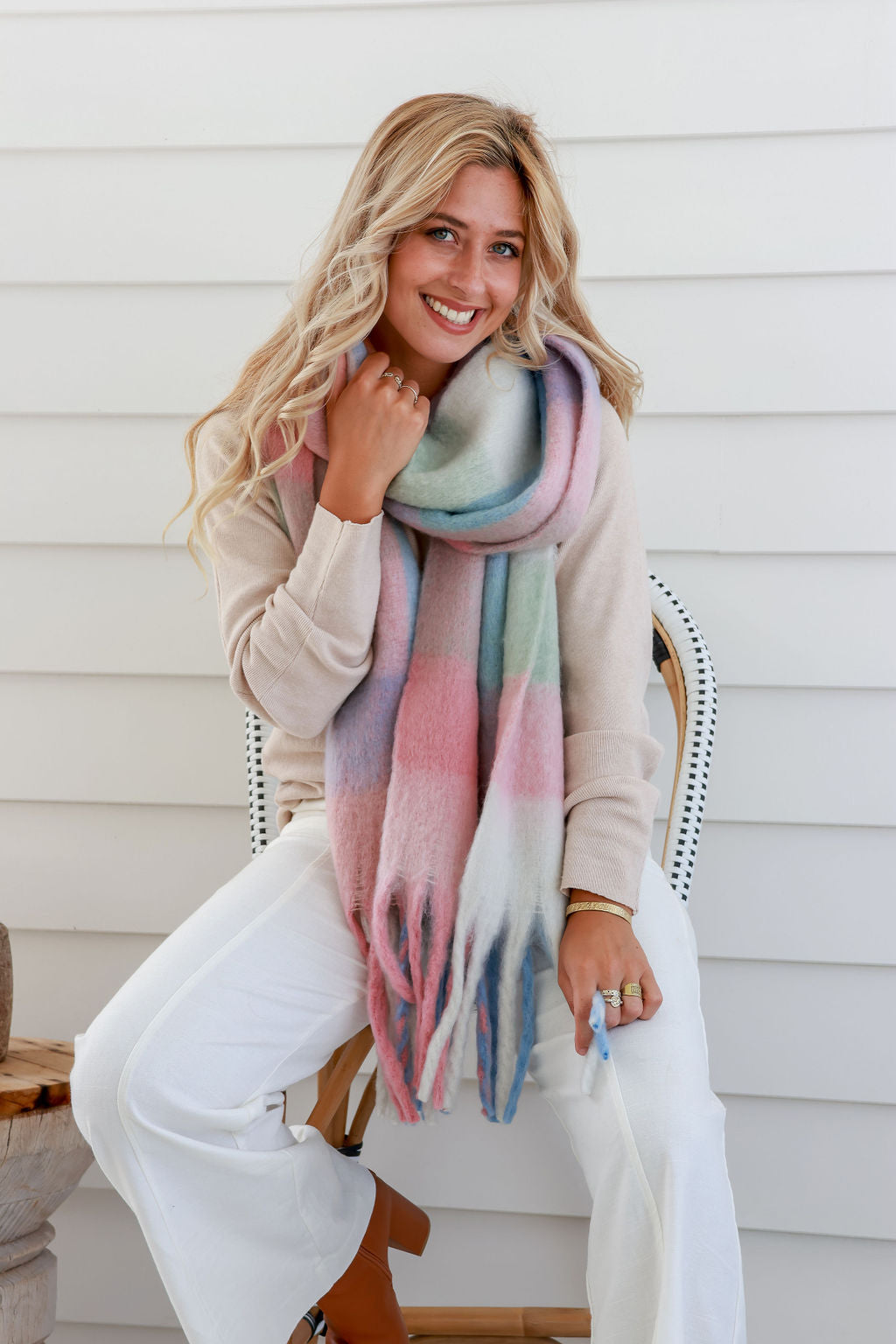 Alps Scarf - Pastels