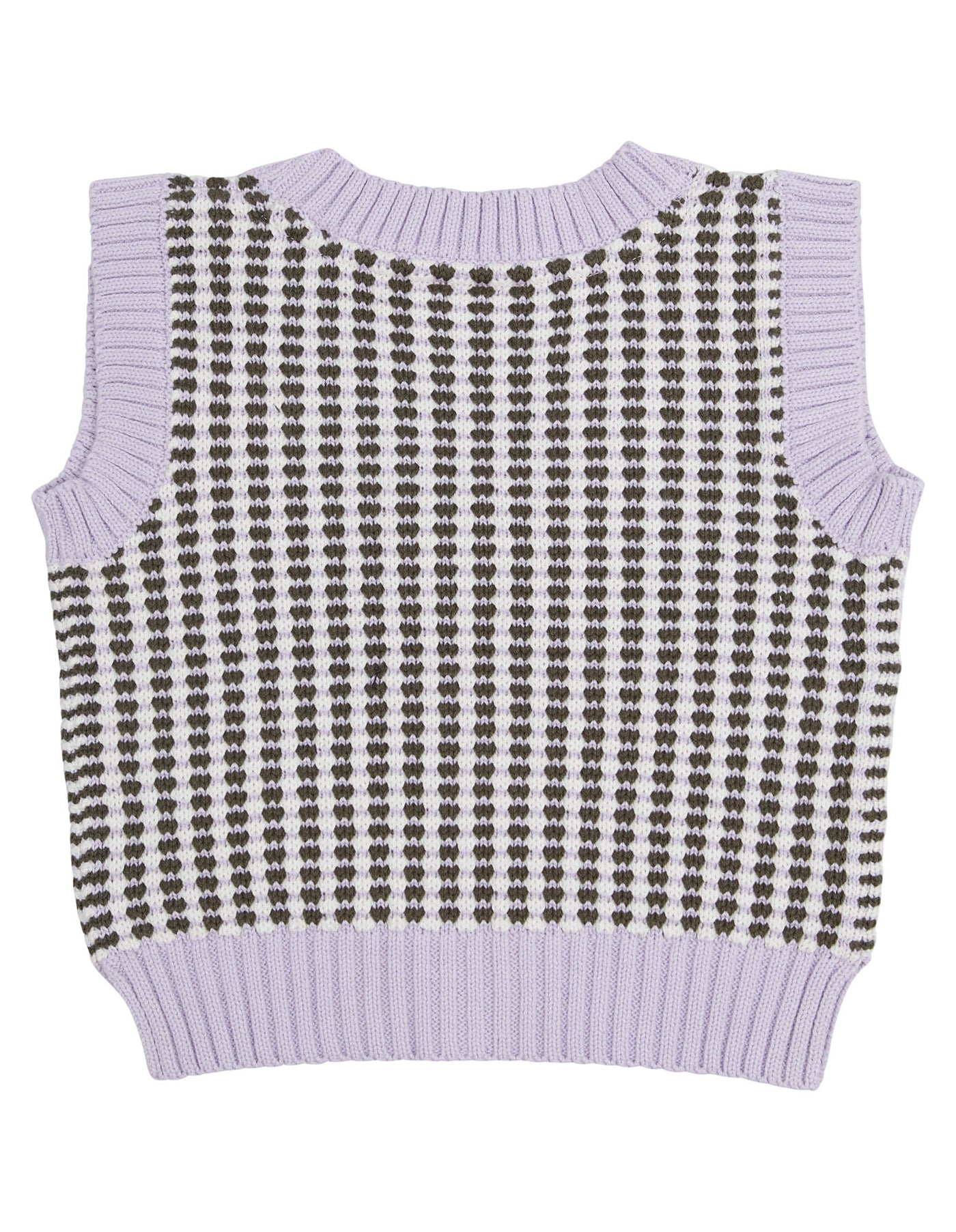 Mixed Vest - Purple