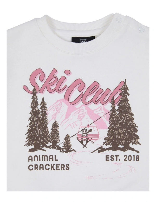 Ski Club Crew - Vintage White