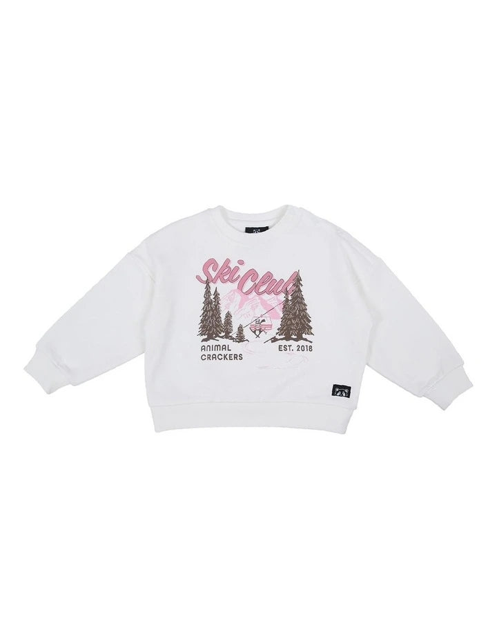 Ski Club Crew - Vintage White