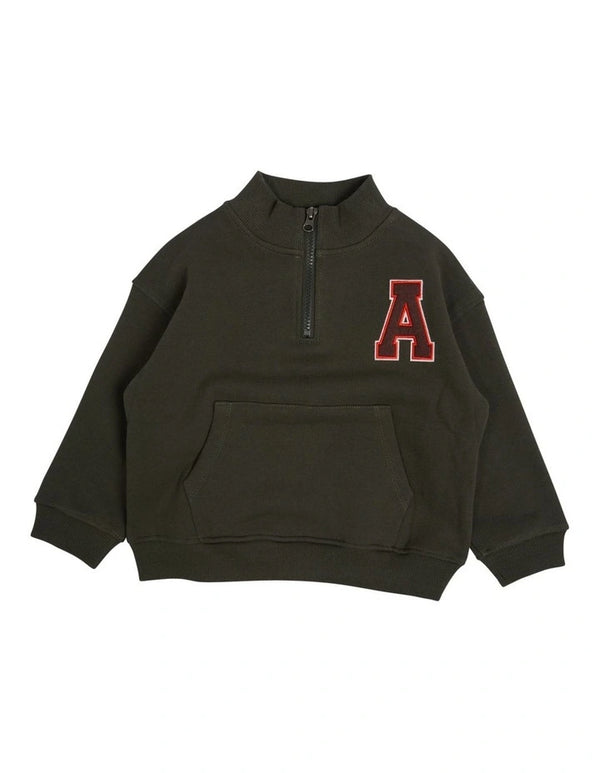 Woodlands 1/4 Zip - Khaki