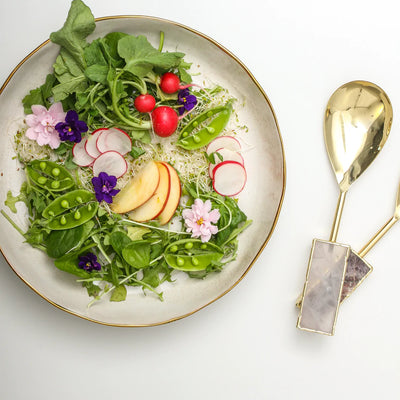 Ariel Salad Bowl - Cream