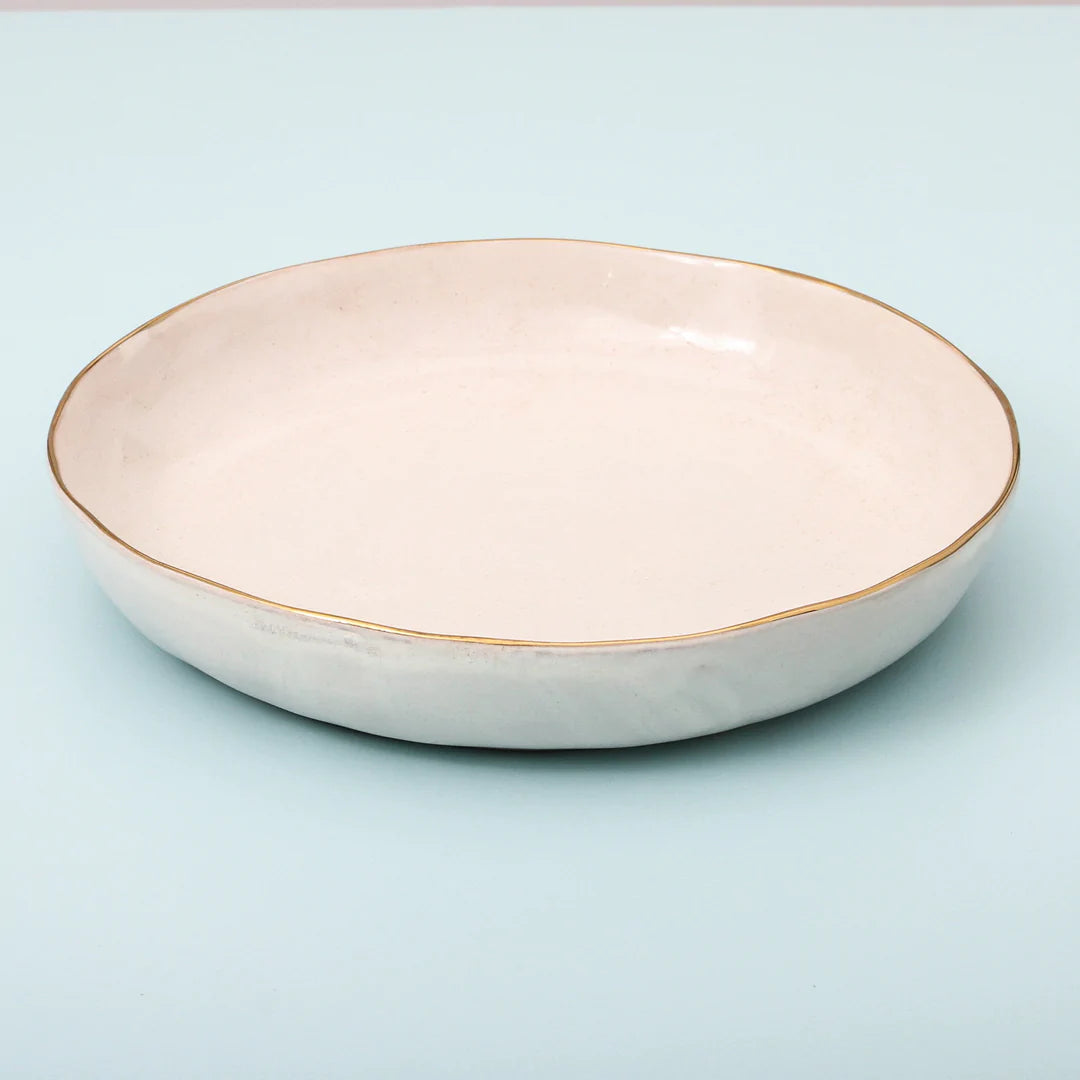 Ariel Salad Bowl - Cream