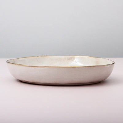Ariel Salad Bowl - Cream