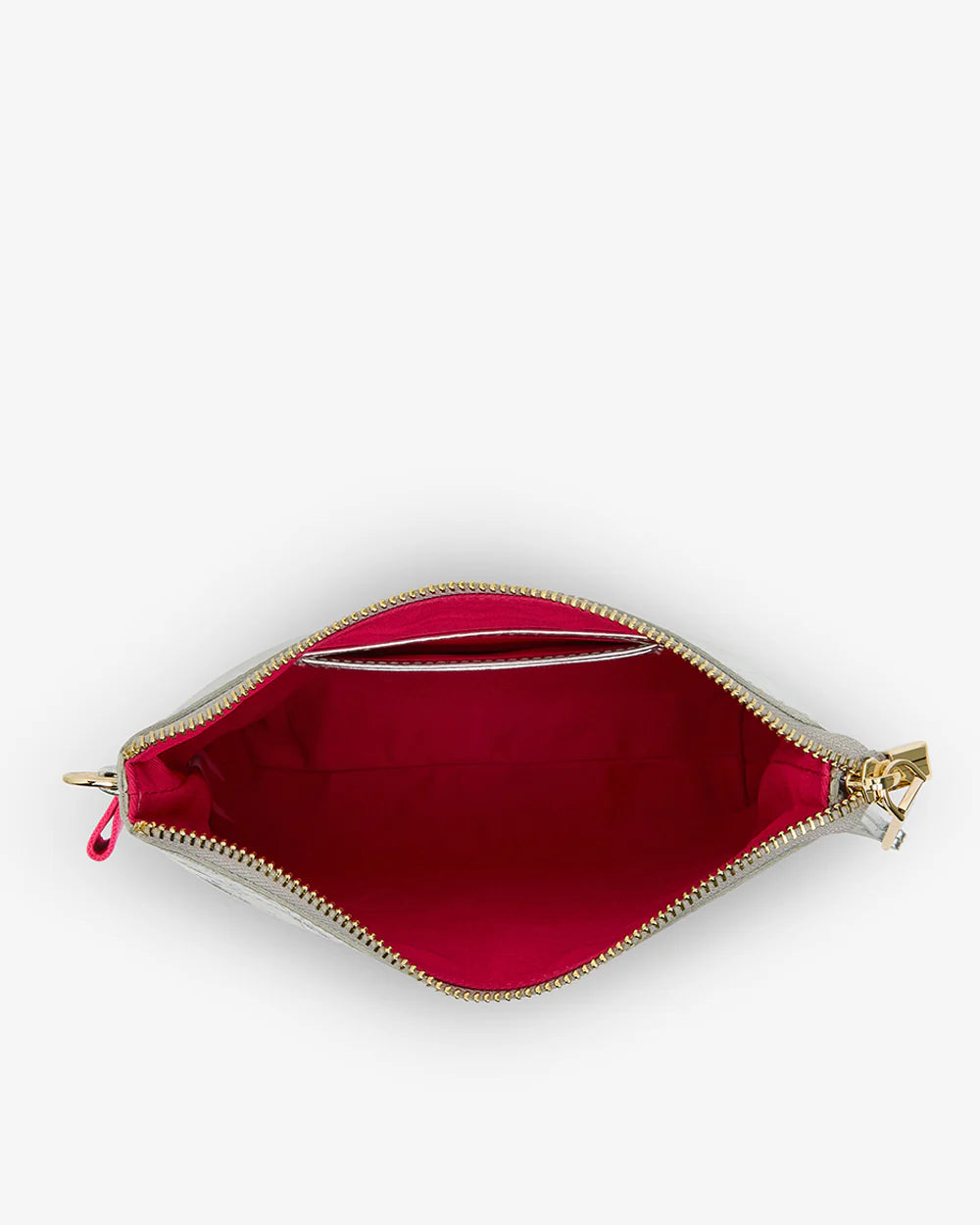 Alexis Crossbody - Silver Crinkle