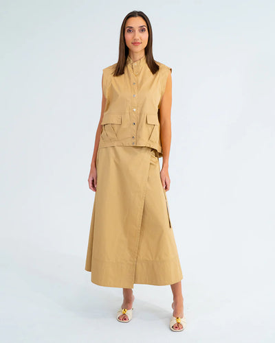 Clare Vest - Camel