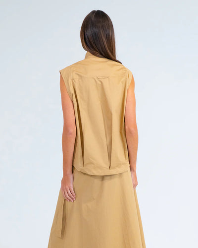 Clare Vest - Camel