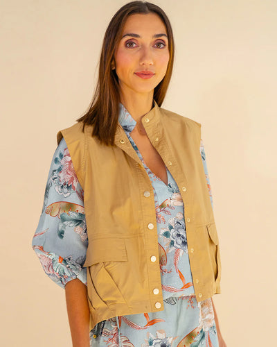 Clare Vest - Camel