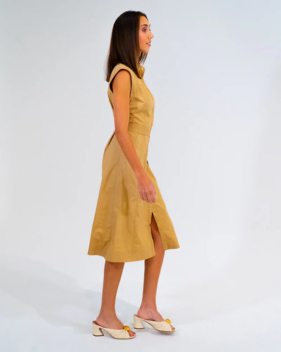 AM Iris Dress-Camel