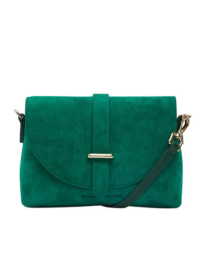 Mini Audrey  -Emerald Suede