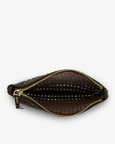 Molly Crossbody - Chocolate Weave