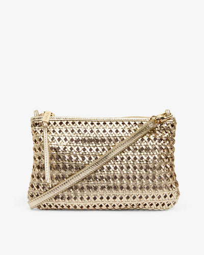 Molly Crossbody - Gold Weave