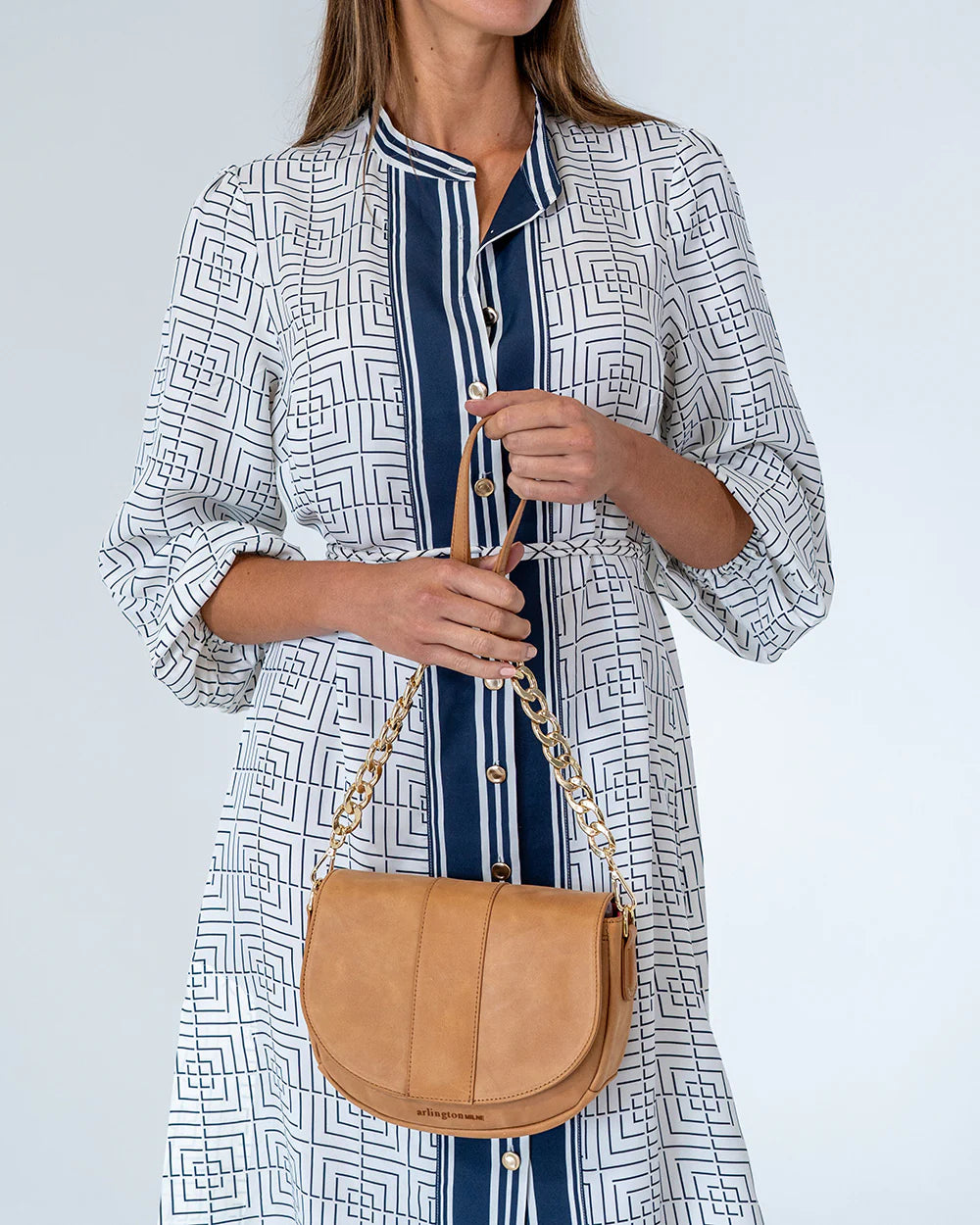 Zara Saddle Bag - Vintage Tan