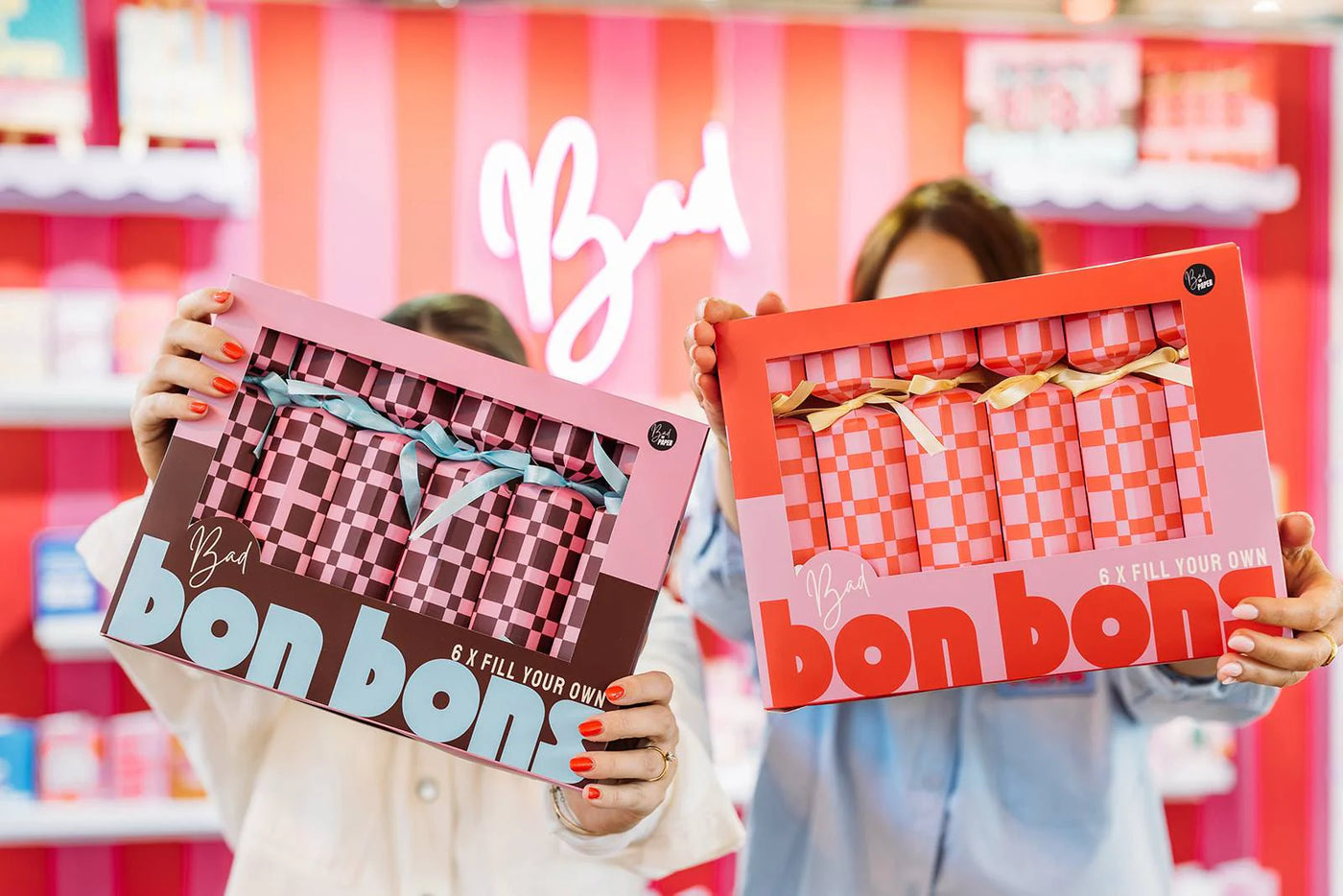 Bad Bon Bons - Pink/Brown