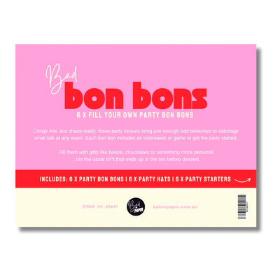 Bad Bon Bons - Pink/Red